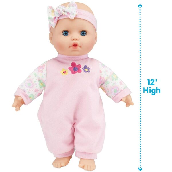 Panenka Kidoozie Sweetie: 30 cm měkká panenka s pohyblivýma očima pro děti od 12 měsíců