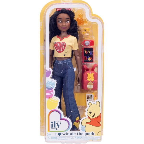 Disney ILY 4ever Winnie the Pooh 29 cm große Puppe mit Zubehör und Glitzerring