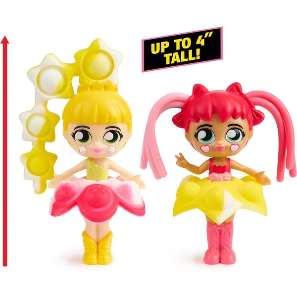 Fashion Fidgets Serie 2: Bunte Anti-Stress-Puppen mit über 10 Spielmöglichkeiten