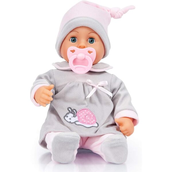 Interaktive First Words-Puppe mit Geräuschen, schließenden Augen und Zubehör im Lieferumfang enthalten