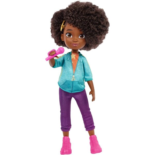 Karma's World Karma Grant Doll με αξεσουάρ μικροφώνου - 22 cm