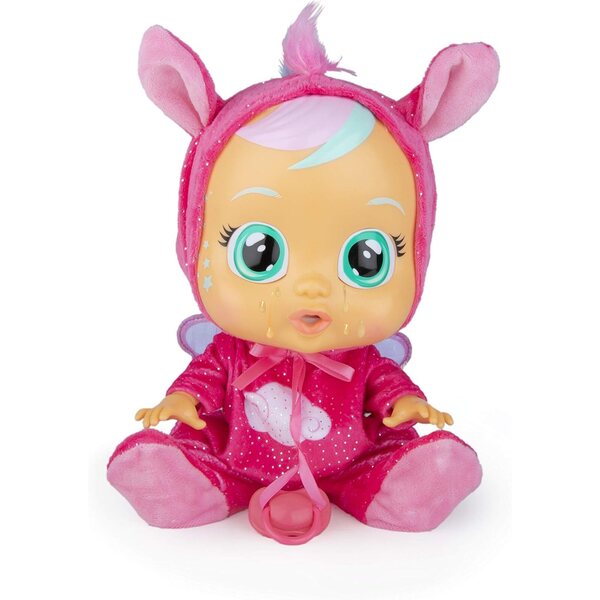 Hannah, das Pegasus-Schreibaby: Interaktive Puppe mit wechselbarem Pyjama und echten Tränen