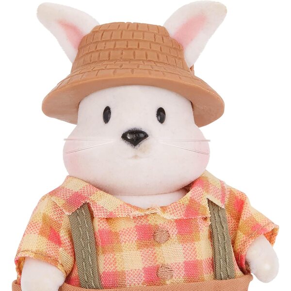 Li'l Woodzeez Family Rabbits Hoppingoods Set 4 Figuren und Geschichtenbuch für Kinder ab 3 Jahren