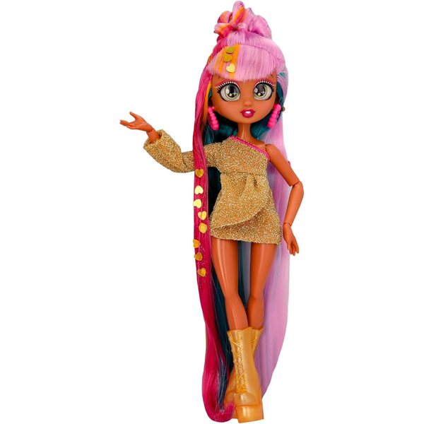 IMC Toys Vip Girls Quinn s 11" dlhými vlasmi a 5 doplnkami pre deti 5+