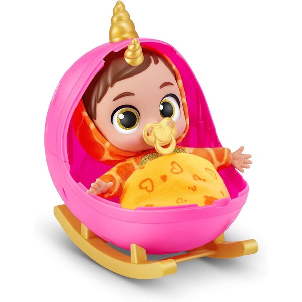 Babycorns Serie 1 Kleine Giraffe – Zauberhafte Puppe mit über 15 Sammelüberraschungen