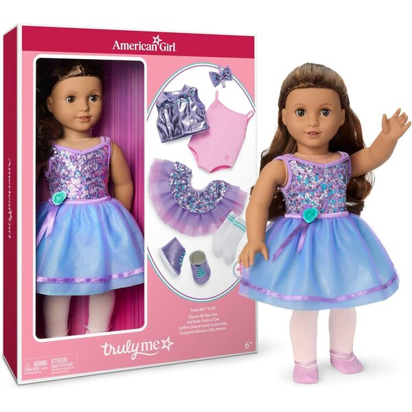 American Girl Truly Me #117 mit Dance All Day Set: 46 cm große Puppe mit Tanzkleidung