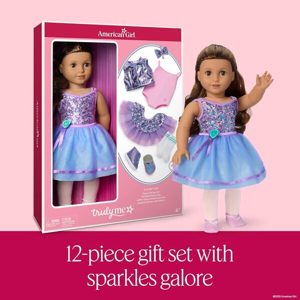 American Girl Truly Me #117 mit Dance All Day Set: 46 cm große Puppe mit Tanzkleidung