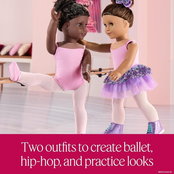 American Girl Truly Me #117 mit Dance All Day Set: 46 cm große Puppe mit Tanzkleidung