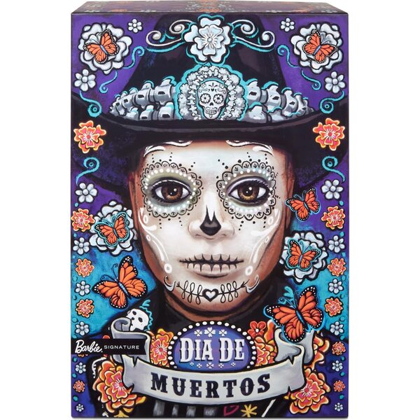 Barbie Ken Día De Muertos 2023: Sammlungspuppe mit blauer Jacke und verziertem Hut