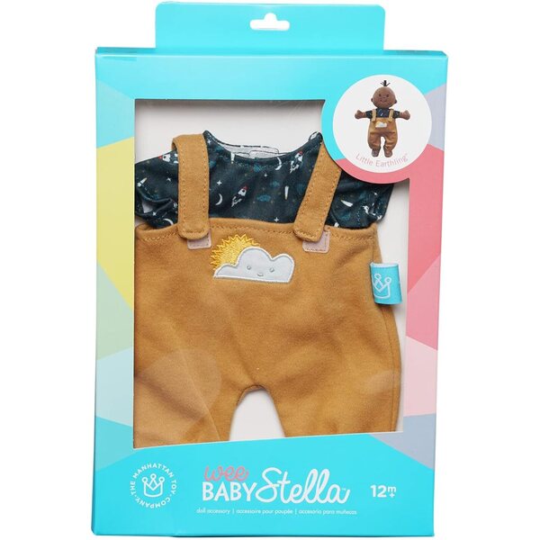 Sada Little Earthling pro panenky Wee Baby Stella 12” – vesmírné téma