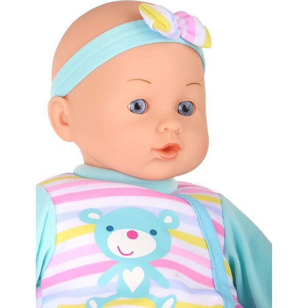 Dream Collection 14" Sound-Babypuppe mit 5 Sounds und abnehmbarem Kleid