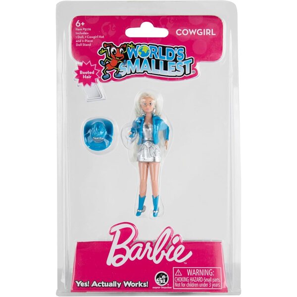 La plus petite Barbie de collection de 4 pouces au monde avec base - Rétro