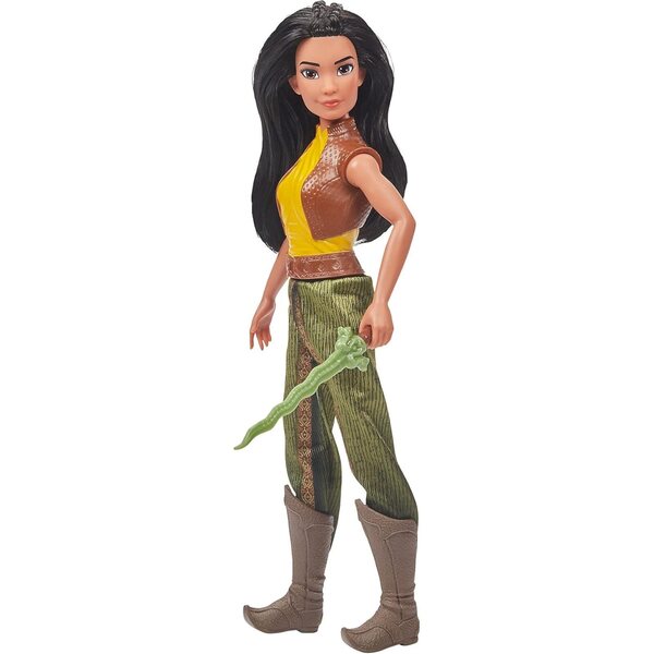 Disney Raya Puppe mit Kleidung, Schuhen und Schwert, inspiriert von Raya und dem letzten Drachen