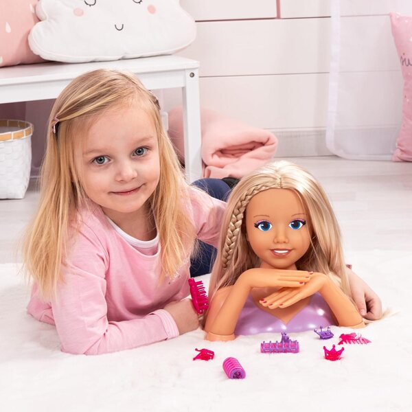 Lisa Topmodel Frisurenkopf mit Komplettset und Echthaar 25 cm