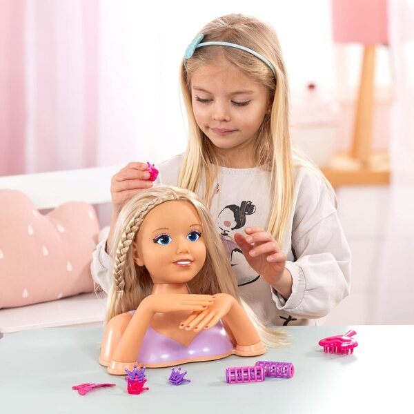 Lisa Topmodel Frisurenkopf mit Komplettset und Echthaar 25 cm