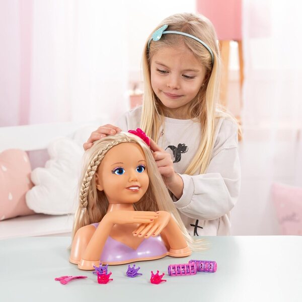 Lisa Topmodel Frisurenkopf mit Komplettset und Echthaar 25 cm