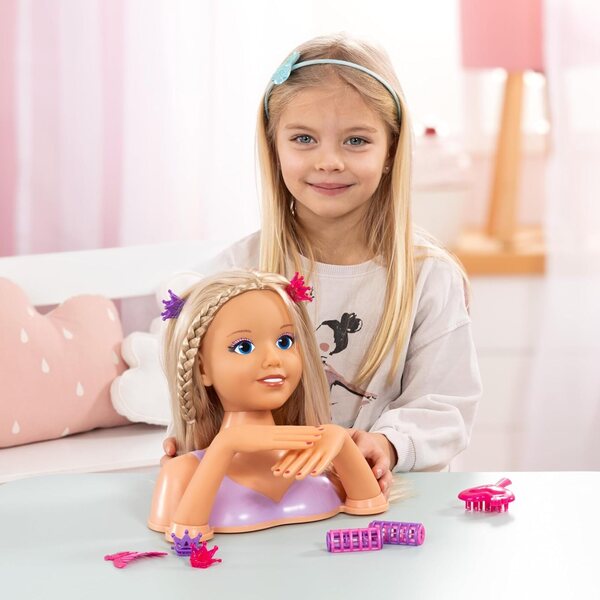 Lisa Topmodel Frisurenkopf mit Komplettset und Echthaar 25 cm
