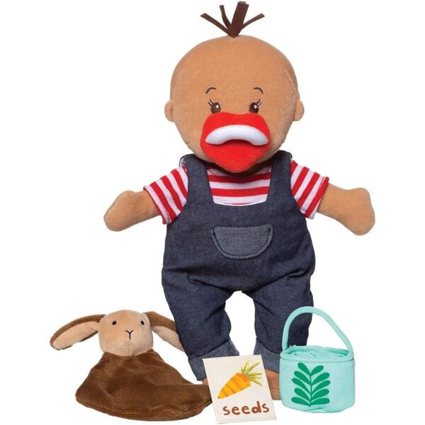 Wee Baby Stella Tiny Farmer 12" měkká panenka s doplňky pro děti