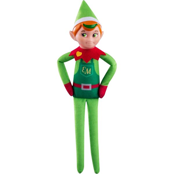 The Elf on the Shelf Elf Mates Cobbler with Red Hair – Enchanted Forest Edition Doll with Scarf and Earmuffs – Champion of Kindness – for Ages 3+.