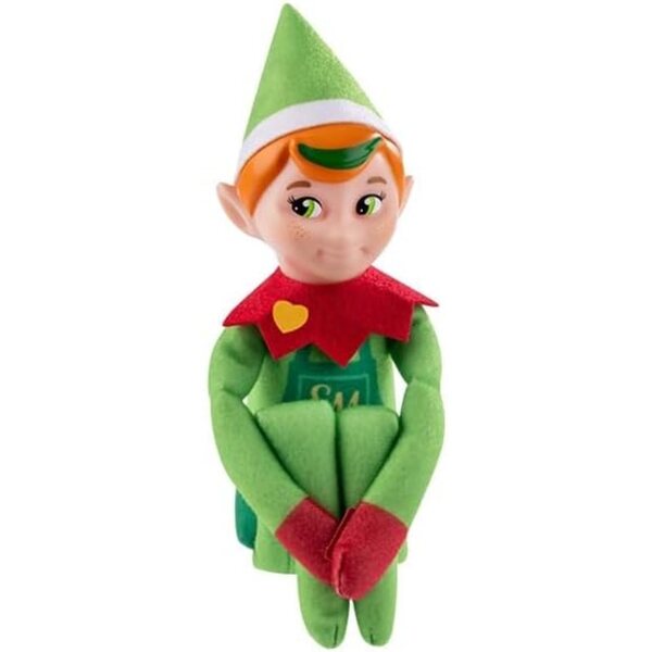 The Elf on the Shelf Elf Mates Cobbler with Red Hair – Enchanted Forest Edition Doll with Scarf and Earmuffs – Champion of Kindness – for Ages 3+.