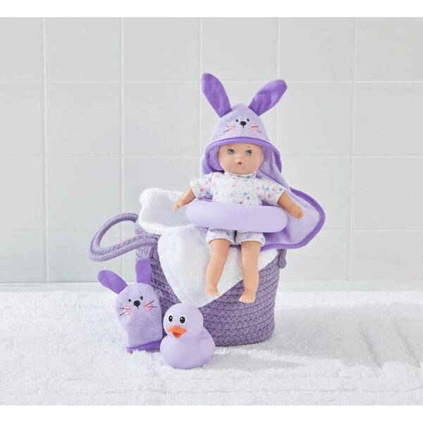 Panenka Madame Alexander Splash and Play Cuties Levandule 20 cm do koupelny a na pláž