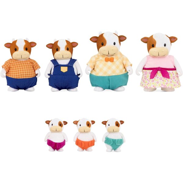 Li'l Woodzeez FitzMoo lehmapere – 7 liigutatava kujukese komplekt lastele vanuses 3+