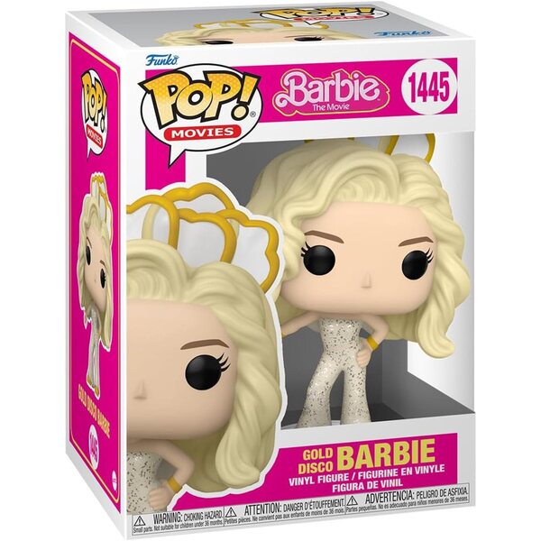 Funko POP! Barbie Gold Disco Jumpsuit – Sammlerfigur aus Vinyl, 9,5 cm