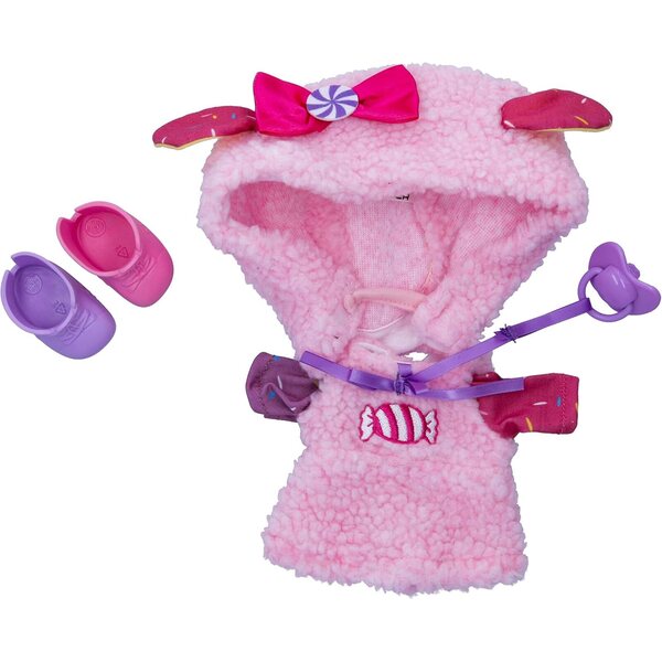 Cry Babies Tenues habillées Sweets Time : Robe rose avec de jolis détails et des oreilles d'animaux