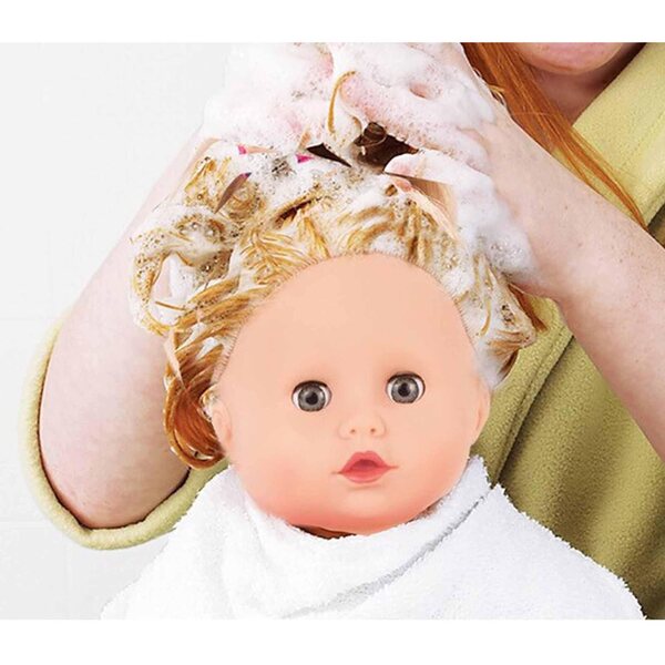Götz Sleepy Aquini Girl Doll 33 cm avec cheveux blonds, bain et accessoires