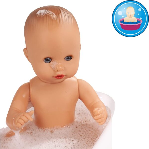 Götz Sleepy Aquini Girl Doll 33 cm avec cheveux blonds, bain et accessoires