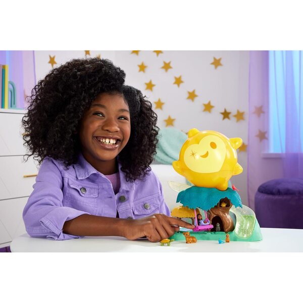 Mattel Disney Wish Magical Star Spielset mit Asha Mini-Puppe und 7 Überraschungskugeln