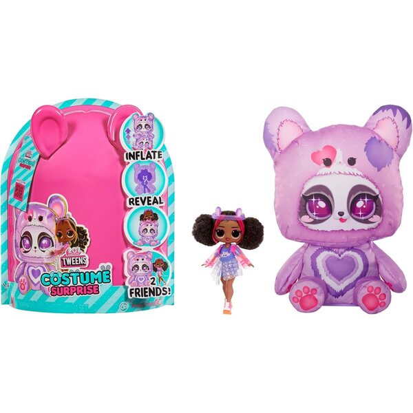 L.O.L. Überraschungs-Tweens-Kostüm Hoops Cutie mit aufblasbarem Panda-Kostüm und Überraschungen