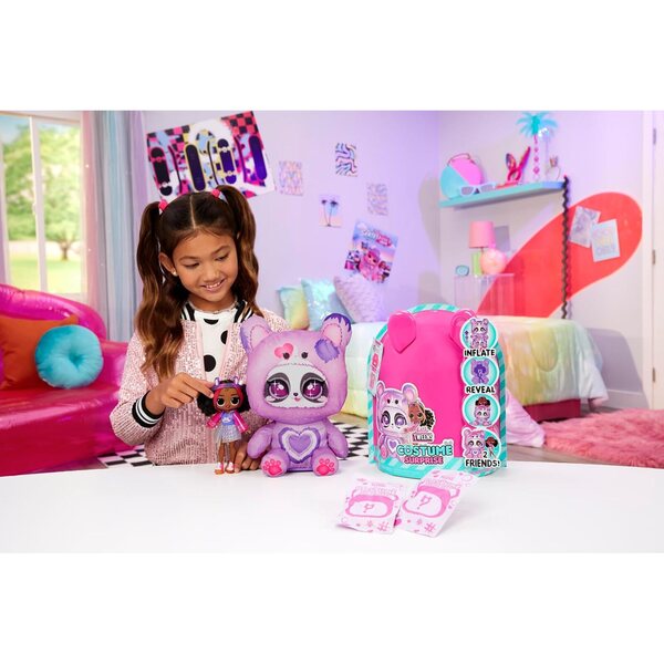 L.O.L. Überraschungs-Tweens-Kostüm Hoops Cutie mit aufblasbarem Panda-Kostüm und Überraschungen