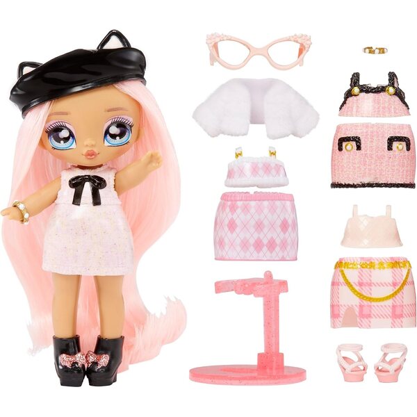 Nan ! Nan ! Nan ! Surprise Mini Ultimate Surprise Kitty Katwood avec 10 tenues et accessoires mystérieux