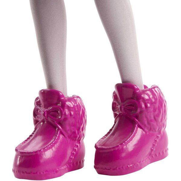 Enchantimals Zadie Zebra-Puppe, 15 cm, mit abnehmbarem Kleid und Tierreflexion