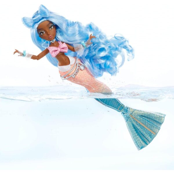 Mermaze Mermaidz Shellnelle Meerjungfrauenpuppe mit farbwechselndem Schwanz und Modeaccessoires