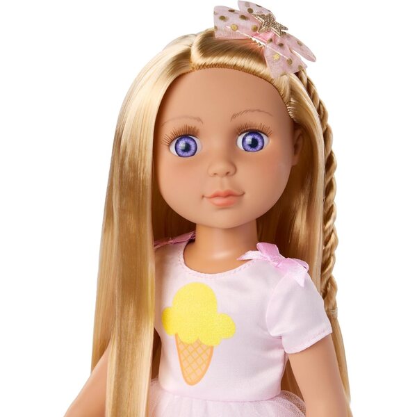 Glitter Girls Lacy 14-Zoll-Puppe mit Eisset und Zubehör für kreative Spiele