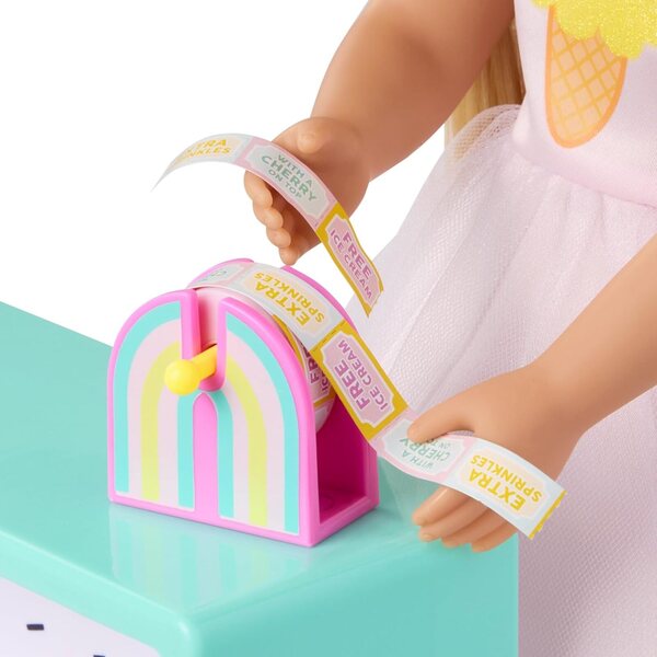 Glitter Girls Lacy 14-Zoll-Puppe mit Eisset und Zubehör für kreative Spiele
