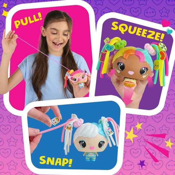 Meine Squishy Little Pop Stars – Interaktive Puppe mit 2 Outfits und Modeaccessoires
