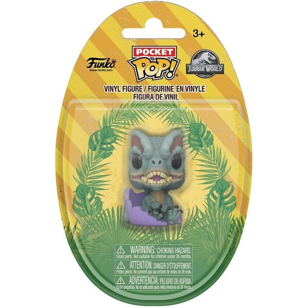 Funko Pop! Taschenei Dilophosaurus Jurassic Park – Mini-Vinylfigur 3,8 cm