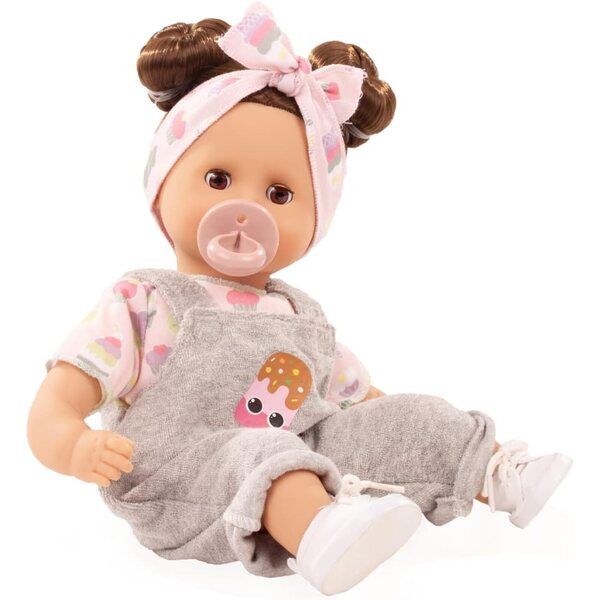 Gotz Muffin Popsicle Doll 33 cm avec cheveux bruns doux et lavable