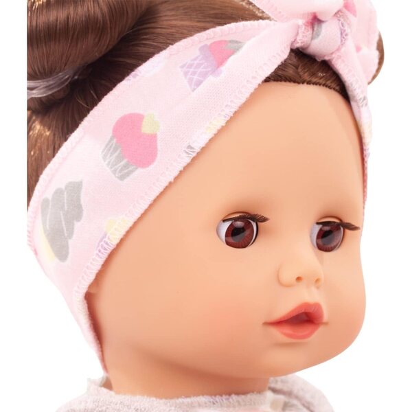 Gotz Muffin Popsicle Doll 33 cm avec cheveux bruns doux et lavable