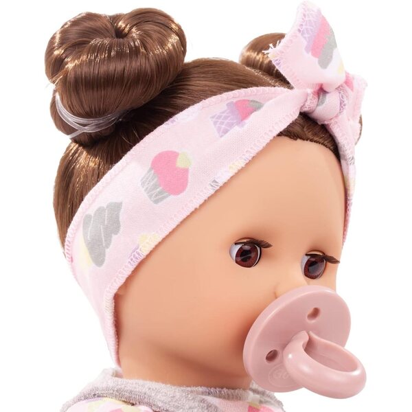 Gotz Muffin Popsicle Doll 33 cm avec cheveux bruns doux et lavable