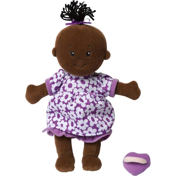 Měkká panenka Wee Baby Stella Brown 30 cm s magnetickým dudlíkem