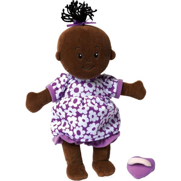 Měkká panenka Wee Baby Stella Brown 30 cm s magnetickým dudlíkem