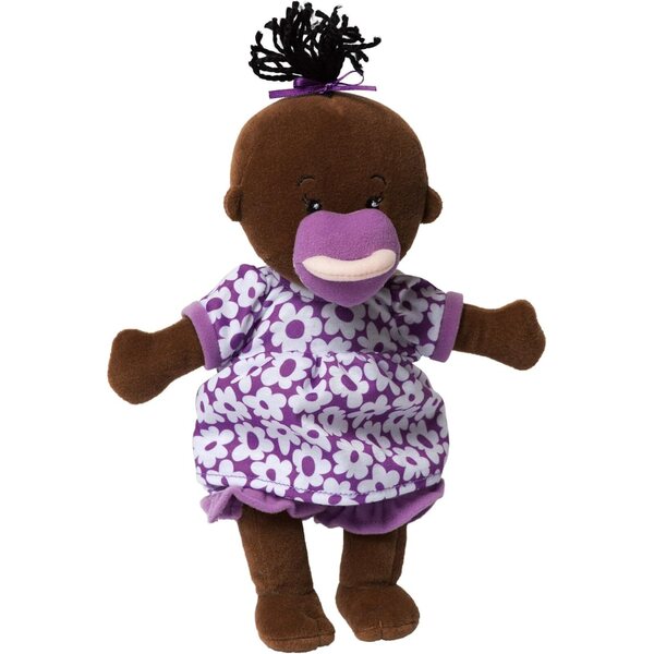 Měkká panenka Wee Baby Stella Brown 30 cm s magnetickým dudlíkem