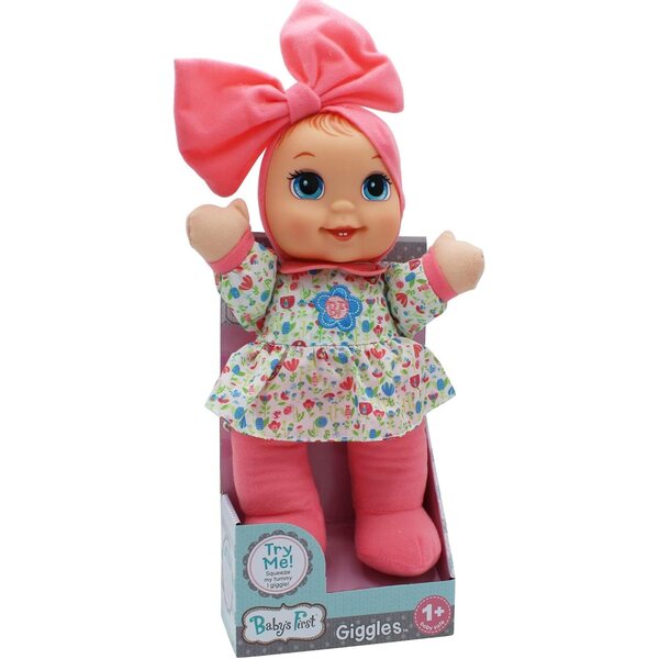 Baby Giggles-pop met geluiden en zachte jurk - veilig voor kinderen vanaf 1 jaar