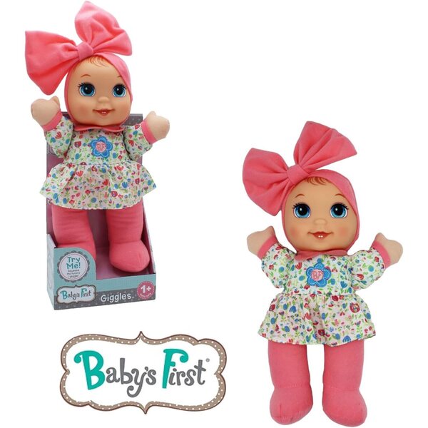 Baby Giggles-pop met geluiden en zachte jurk - veilig voor kinderen vanaf 1 jaar