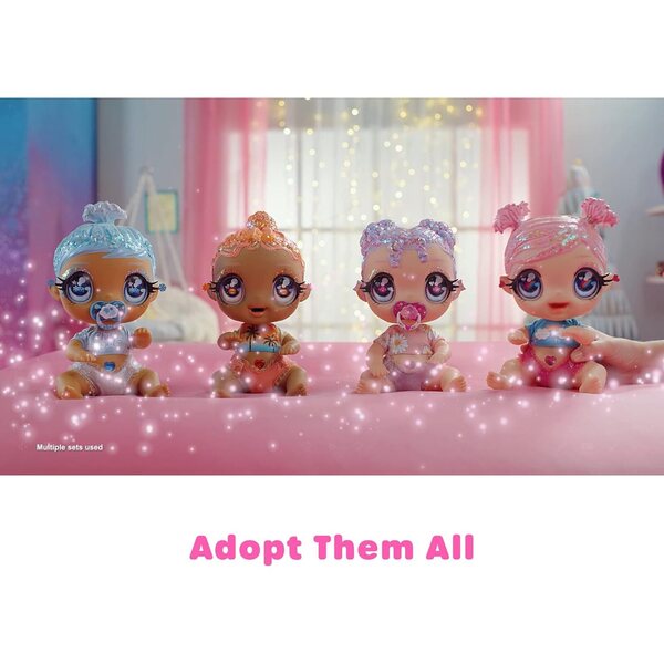 Glitzernde Babyz Solana Sunburst Puppe mit farbwechselnden Haaren und magischen Accessoires