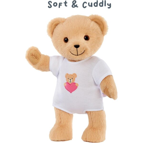 Baby born My Teddy Bear – Weicher, beweglicher Bär mit abnehmbarer Kleidung
